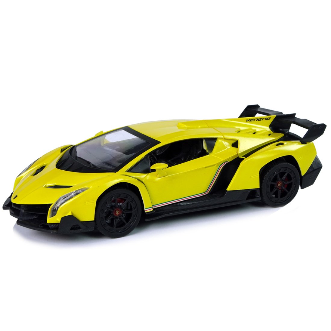Τηλεκατευθυνόμενο Αυτοκίνητο Lamborghini Venedo Κίτρινο με Τιμόνι και Ταχύτητες - Image 4