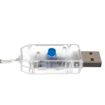 108 Λαμπάκια Μπάλες LED Θερμό Λευκό USB τύπου Κουρτίνα Iso Trade - Image 3