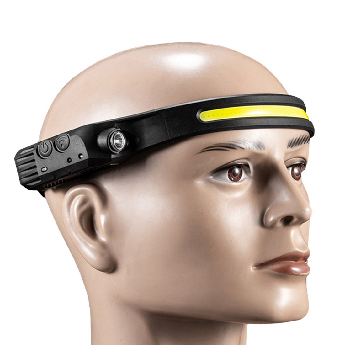 Επαναφορτιζόμενος Φακός Κεφαλής led strip με Ανίχνευση Κίνησης 900LM IP44 - Image 4