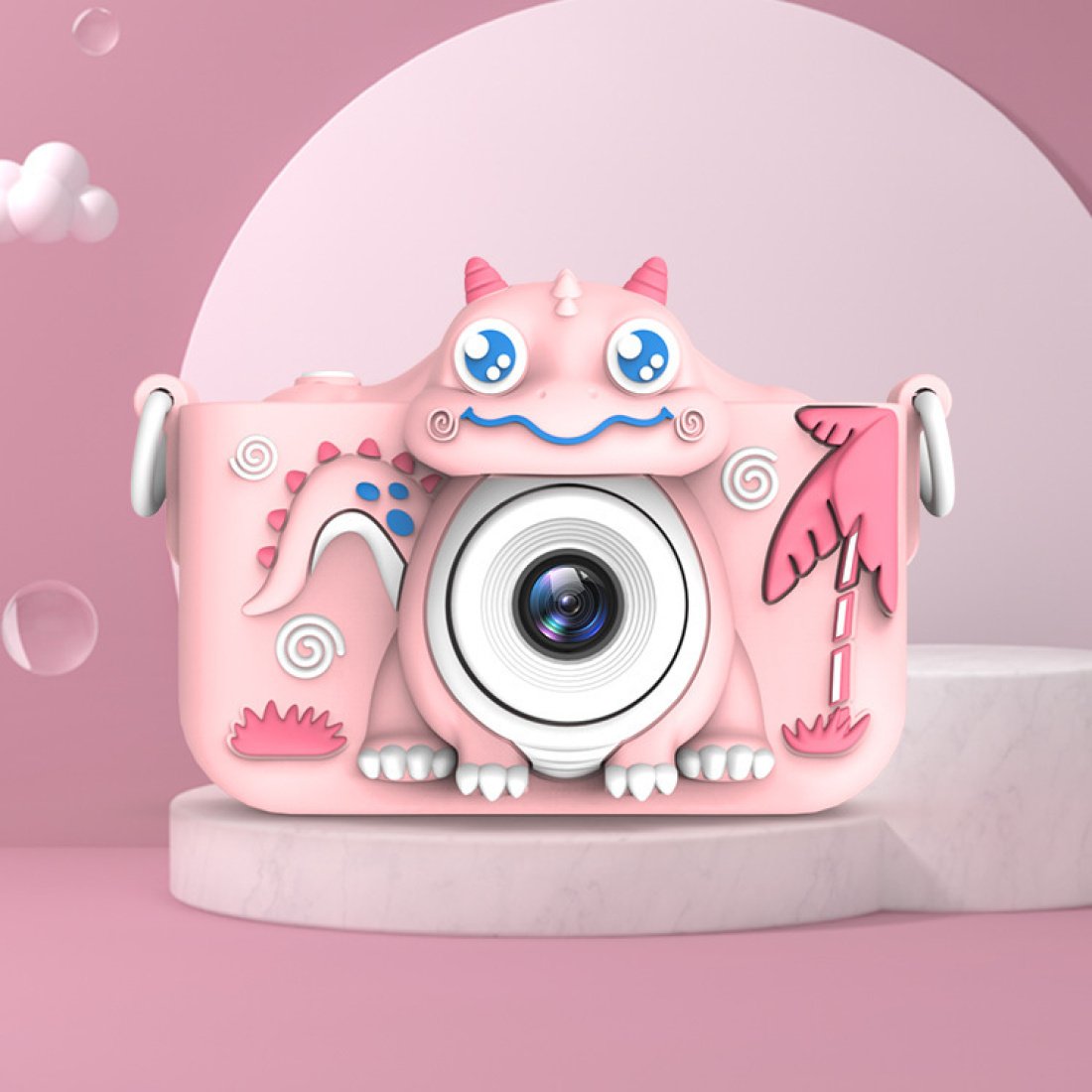 Ψηφιακή φωτογραφική μηχανή για παιδιά C16 Δεινόσαυρος Ροζ - Image 5