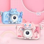 Ψηφιακή φωτογραφική μηχανή για παιδιά C16 Δεινόσαυρος Ροζ - Image 3