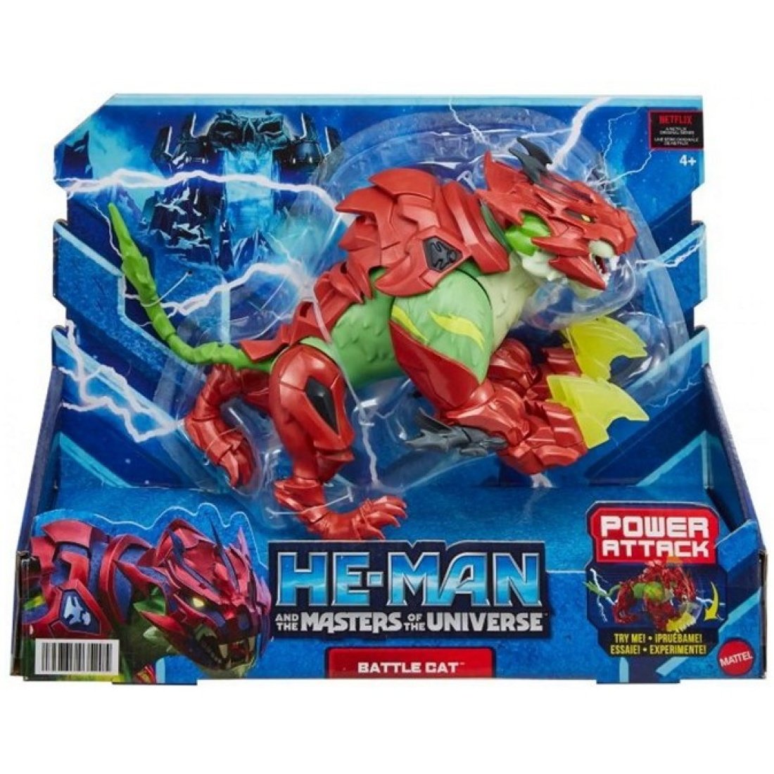 Φιγούρα Mattel He-Man and the Masters of the Universe: Power Attack - Battle Cat (HDY31) - Image 2