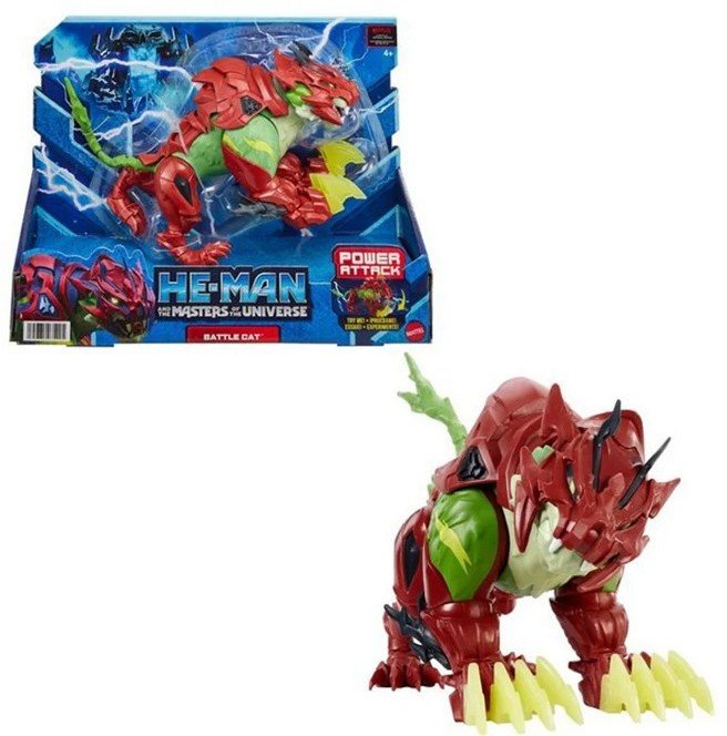 he-man-and-the-masters-of-the-universe-power-attack-action-figure-battle-cat-22x30cm Φιγούρα Mattel He-Man and the Masters of the Universe: Power Attack - Battle Cat (HDY31) - Image 1