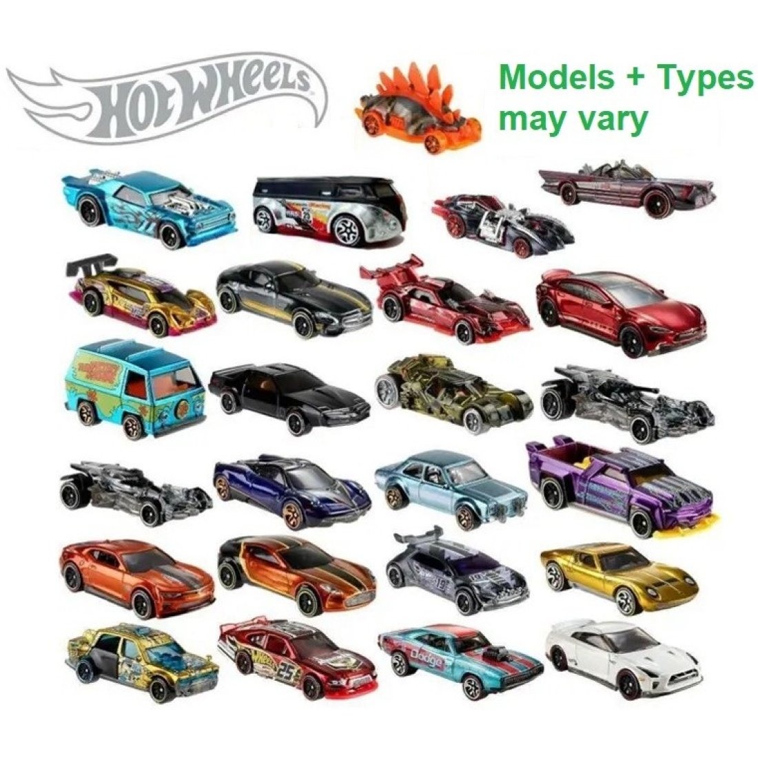 Hot Wheels Gift Set 20-Pack - Σετ Δώρου με 20 Αυτοκινητάκια 1:64, 02976 - Image 3