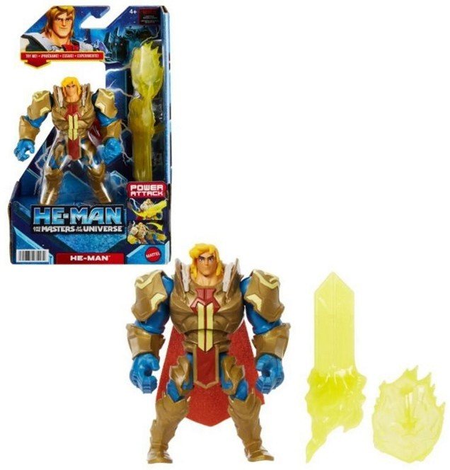 masters-of-the-universe-deluxe-action-figure-collectible-figure-15cm-he-man-16x27cm Mattel Masters Of The Universe He-Man In Grayskull Armour Power Attack Feature 2 Αξεσουάρ HDY37 - Image 1