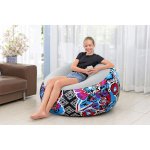 Bestway® Φουσκωτή Πουφ Πολυθρόνα - Κάθισμα  Inflate A Chair Floral 112 x 112 x 66 cm - Image 3