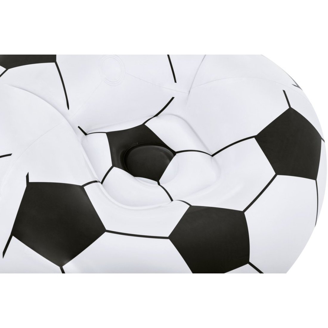 Bestway® Φουσκωτή Πουφ Πολυθρόνα - Κάθισμα σε Σχήμα Ποδοσφαιρικής Μπάλας 114x112x66cm - Beanless Soccer Ball Chair 75010 - Image 2