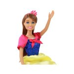 Παιδική Κούκλα Anlily Princess Μακριά Σκούρα Μαλλιά Κίτρινο Φόρεμα - Image 3