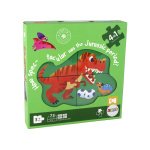 Παιδικό Puzzle 4 σε1 Κόσμος Δεινοσαύρων  για 3+ Ετών 73Pcs - Image 3