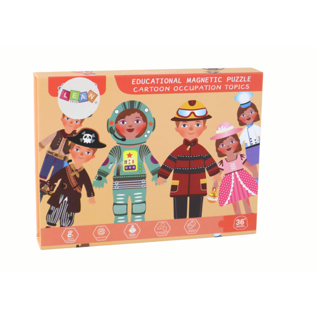 Σετ μαγνητικού παζλ με θέμα χαρακτήρες κινουμένων σχεδίων - Image 2