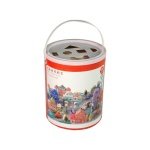 Ξύλινα Εκπαιδευτικά Τουβλάκια City Σετ σε Κουβά για 3+ Ετών 162τμχ - Image 4