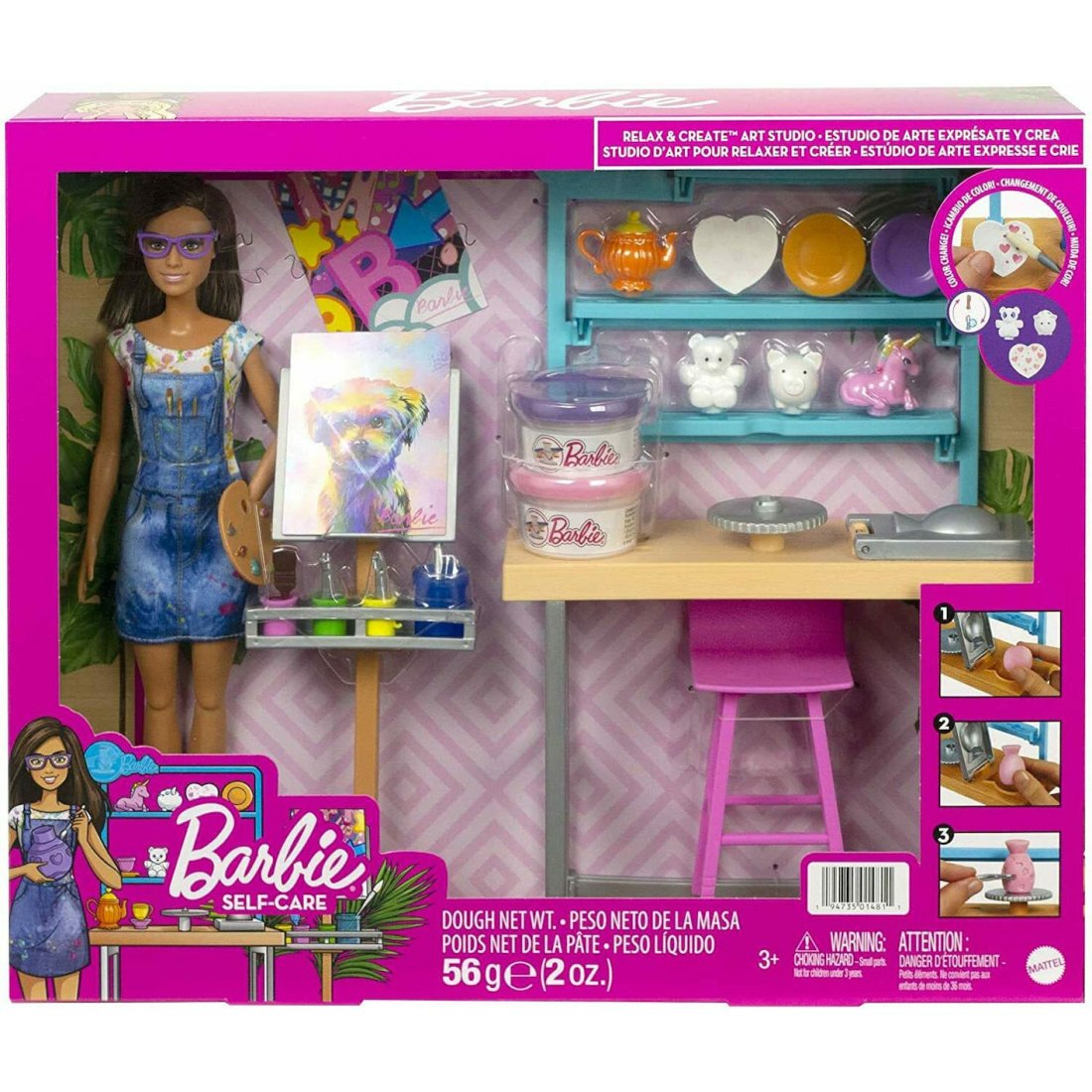 Mattel Barbie Στούντιο Ζωγραφικής για 3+ Ετών HCM85 - Image 3