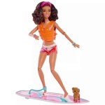 Mattel Barbie Beach Με Σανίδα Σερφ για 3+ HPL69 - Image 4