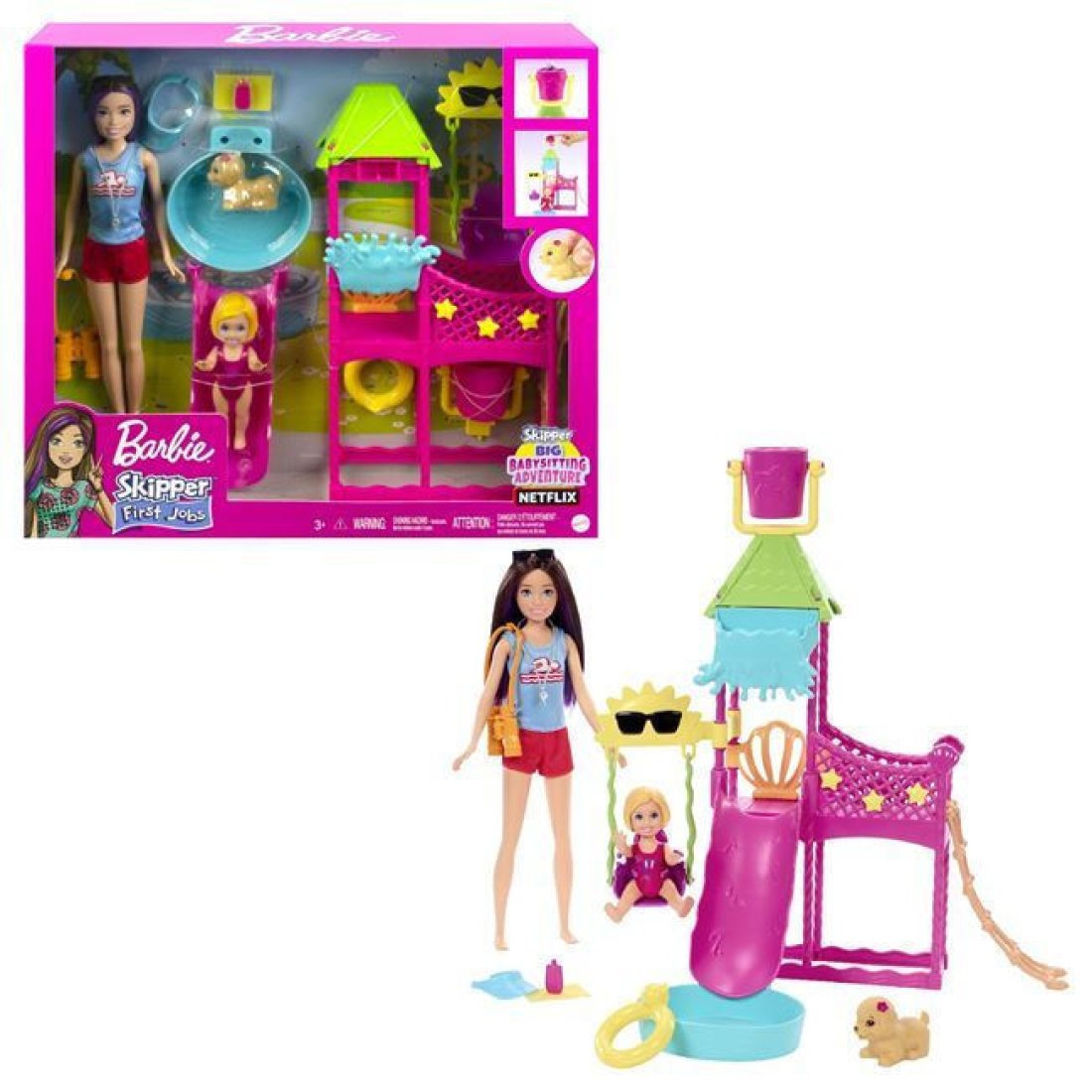 BARBIE SKIPPER FIRST JOBS - ΘΑΛΑΣΣΙΟ ΠΑΡΚΟ HKD80 - Image 3