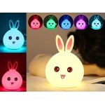 Verk Group Led Παιδικό Διακοσμητικό Φωτιστικό Αφής Κουνελάκι Λευκό RGB - Image 2