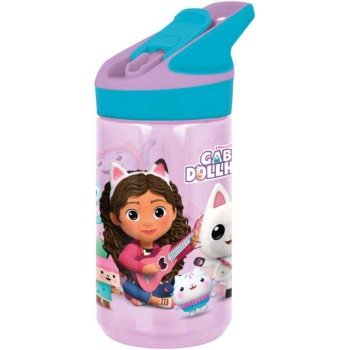 Πλαστικό Παγούρι Gabby’s Dollhouse 480ml Μωβ-Γαλάζιο