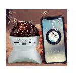 Παιδικό Φωτιστικό Projector Bluetooth με Προβολή Αστεριών και Ηχείο Ροζ Χρώμα - Image 4