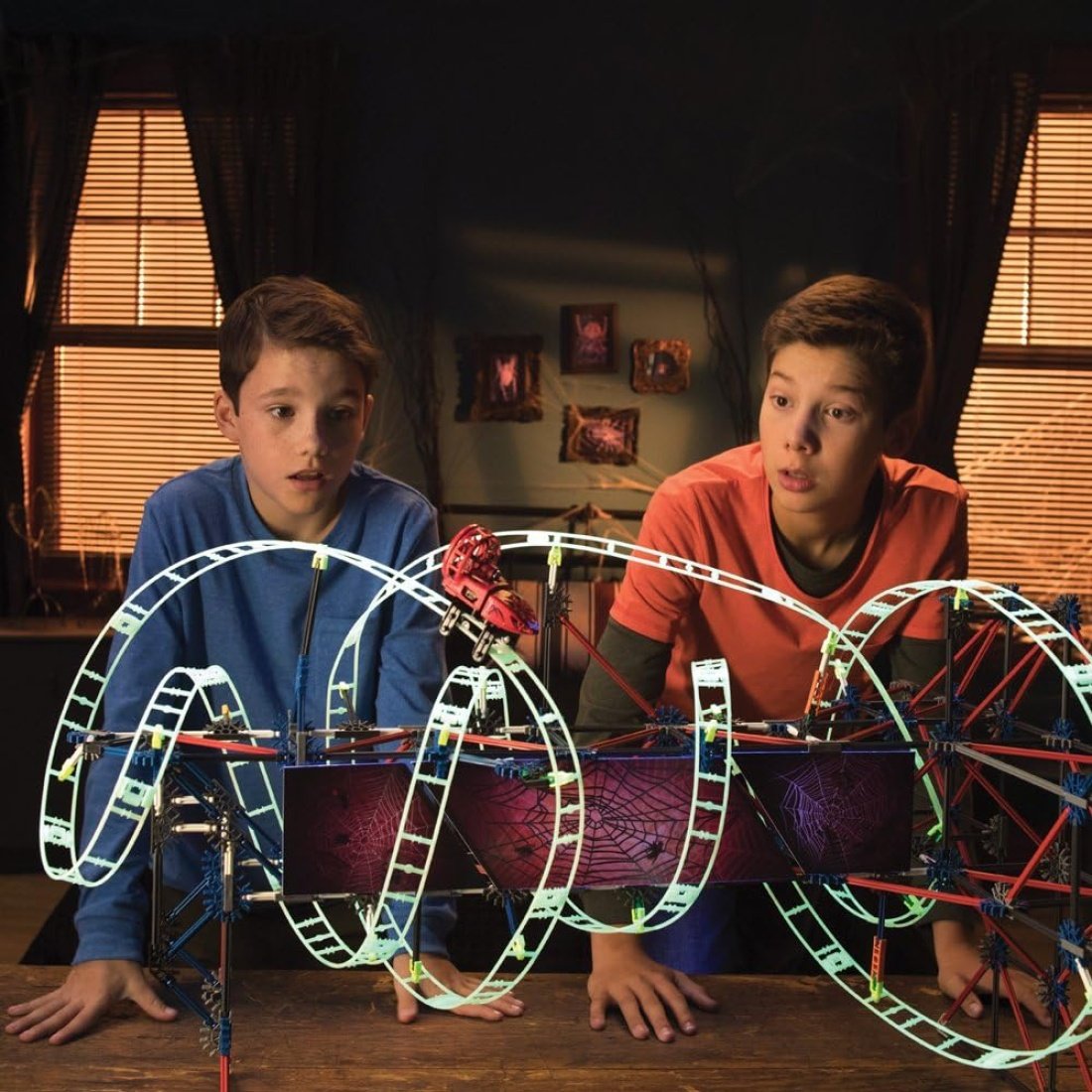 K'Nex Παιχνίδι Κατασκευών Πλαστικό Thrill Rides Roller Coaster Με Κινητήρα Glow in the Dark για Παιδιά 9+ Ετών - Image 4