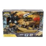 Στρατιωτικά παιχνίδια Φιγούρες Combo Σετ Σκάφος, Αεροπλάνο, Ελικόπτερο