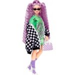 Barbie Κούκλα Extra Crimped Lavender Hair and Pet Puppy, Checkered Jacket για 3+ Ετών - Image 5