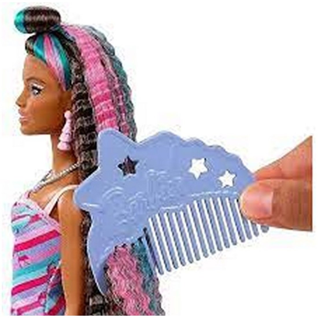 Mattel Barbie Κούκλα Totally Hair για 3+ Ετών - Image 3