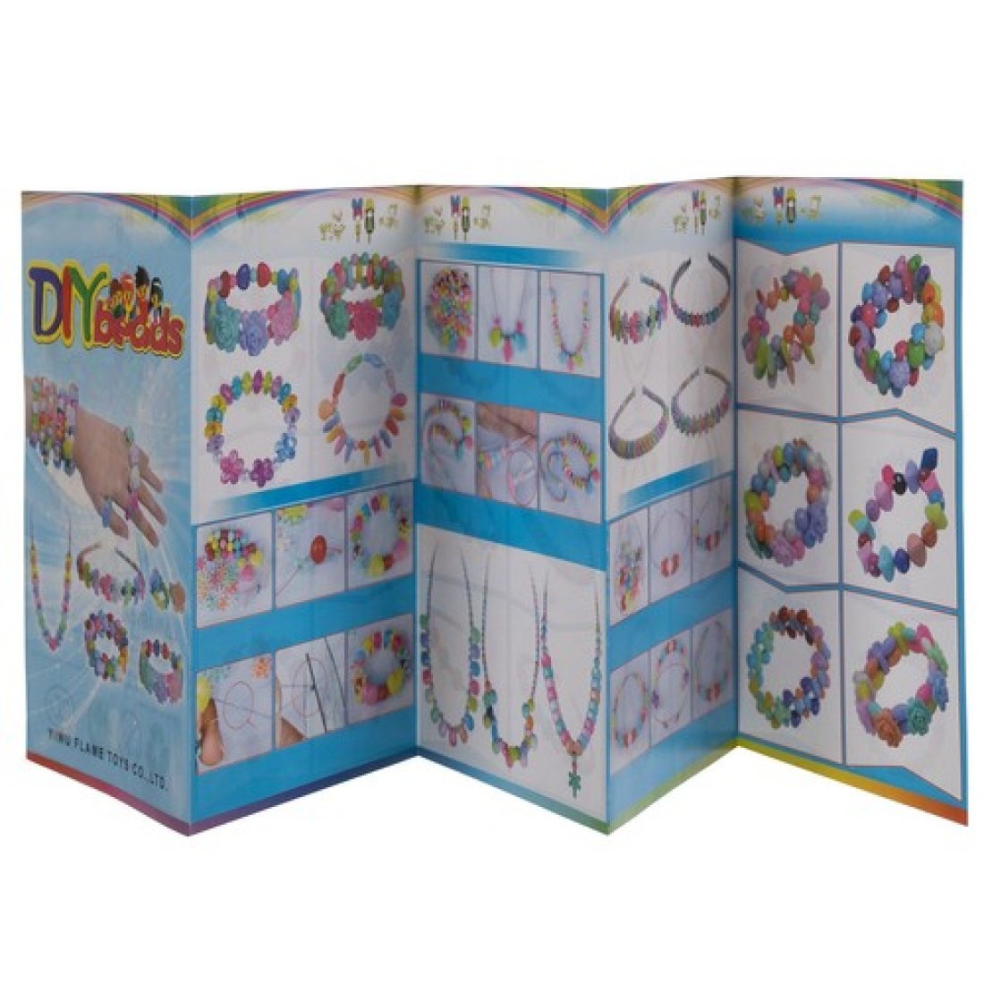 Σετ Χάντρες και Αξεσουάρ για Κοσμήματα-Βραχιόλια για Παιδιά 900τμχ. - Image 5