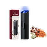 Ηλεκτρικός Μύλος Μπαχαρικών σε Μαύρο Χρώμα με Led - Image 2