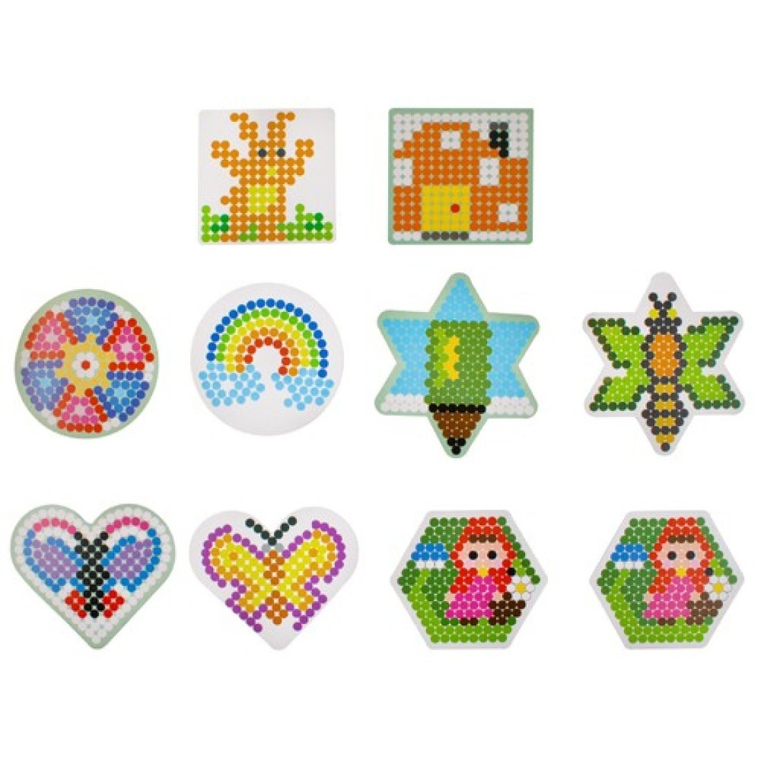 Παιχνίδι χάντρες σιδερώματος 5 διαφορετικές βάσεις και 5000 πέρλες για διαφορετικά σχέδια, Iron-on beads 22423 - Image 7