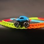 Kruzzel Σετ αγωνιστική πίστα αυτοκινητόδρομος 193 τεμαχίων, με αυτοκίνητο, 10x7.5x7 cm - Kruzzel - Image 4