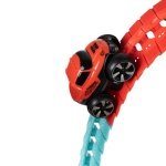 Kruzzel Σετ αγωνιστική πίστα αυτοκινητόδρομος 193 τεμαχίων, με αυτοκίνητο, 10x7.5x7 cm - Kruzzel - Image 9