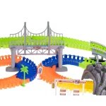 Σετ Εύκαμπτη Πίστα 240 τεμαχίων με Ράγες και 2 Αυτοκινητάκια από Πλαστικό 12x15x15 cm, Race Track - Image 13