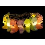 Διακοσμητική Γιρλάντα Μπαταρίας Με 10 Led Φωτάκια Πολύχρωμα Ελαφάκια 2 Μέτρα - Image 3