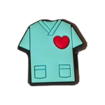 Αξεσουάρ για Διακόσμηση Παπουτσιών Crocs σχέδιο Ρόμπα Ιατρική Γαλάζια 1