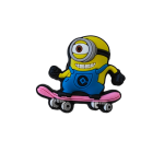 Αξεσουάρ για Διακόσμηση Παπουτσιών Crocs σχέδιο Minion Ροζ Skate