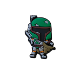 Αξεσουάρ για Διακόσμηση Παπουτσιών Crocs σχέδιο Star Wars Boba Fett