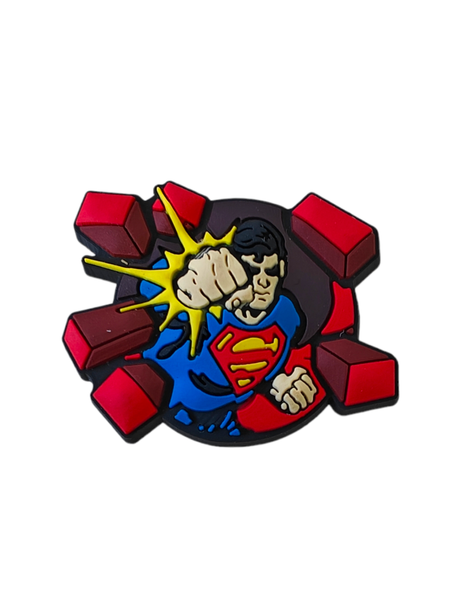 IMG20240325114617 Αξεσουάρ για Διακόσμηση Παπουτσιών Crocs σχέδιο Superman σε Δράση - Image 1