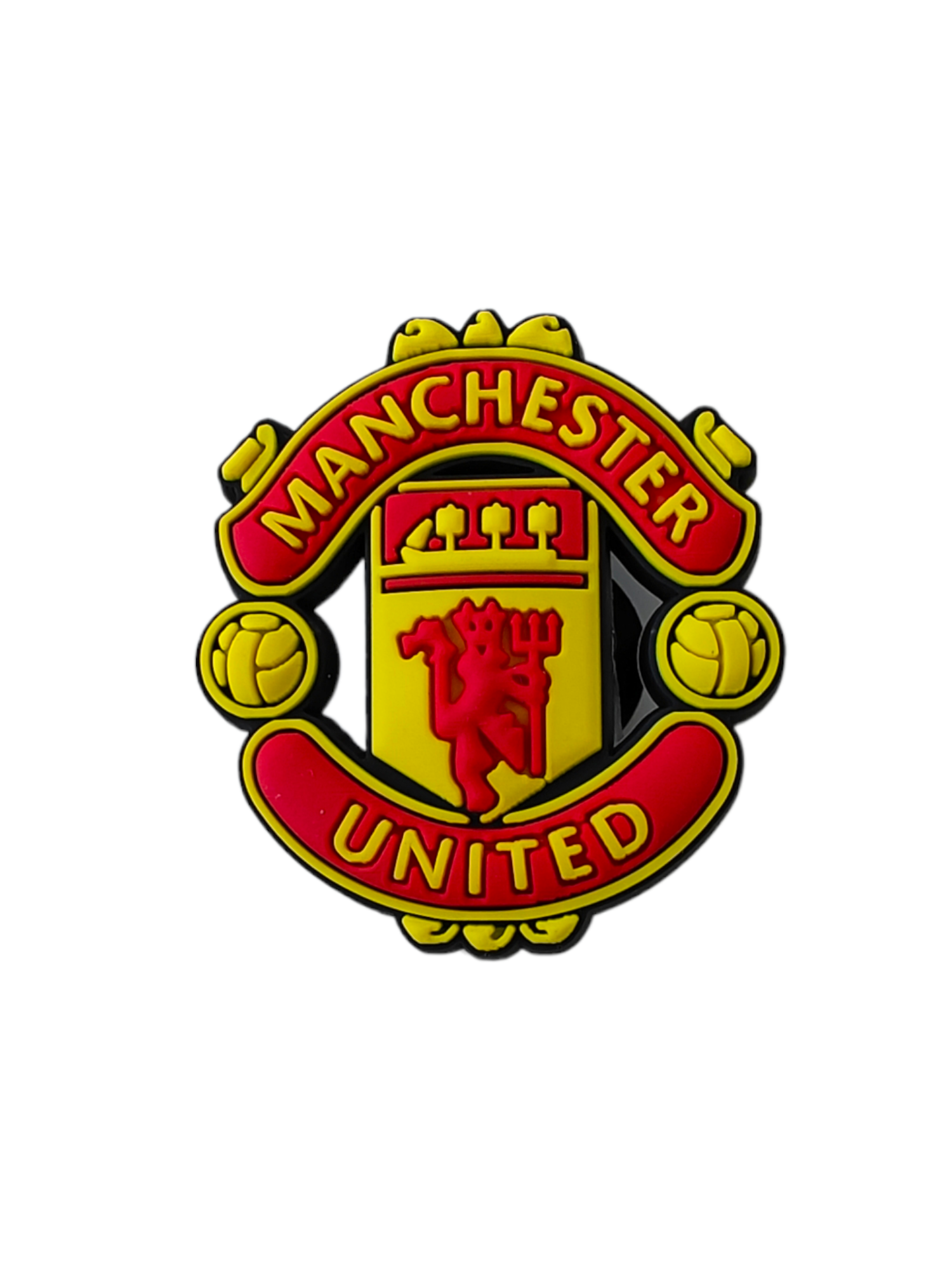 IMG20240325114859 Αξεσουάρ για Διακόσμηση Παπουτσιών Crocs σχέδιο Σήμα Manchester United - Image 1