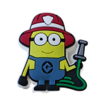 Αξεσουάρ για Διακόσμηση Παπουτσιών Crocs σχέδιο Minion Πυροσβέστης