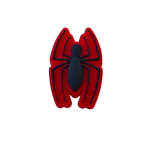 Αξεσουάρ για Διακόσμηση Παπουτσιών Crocs σχέδιο Spiderman Αράχνη Κόκκινο Μαύρο