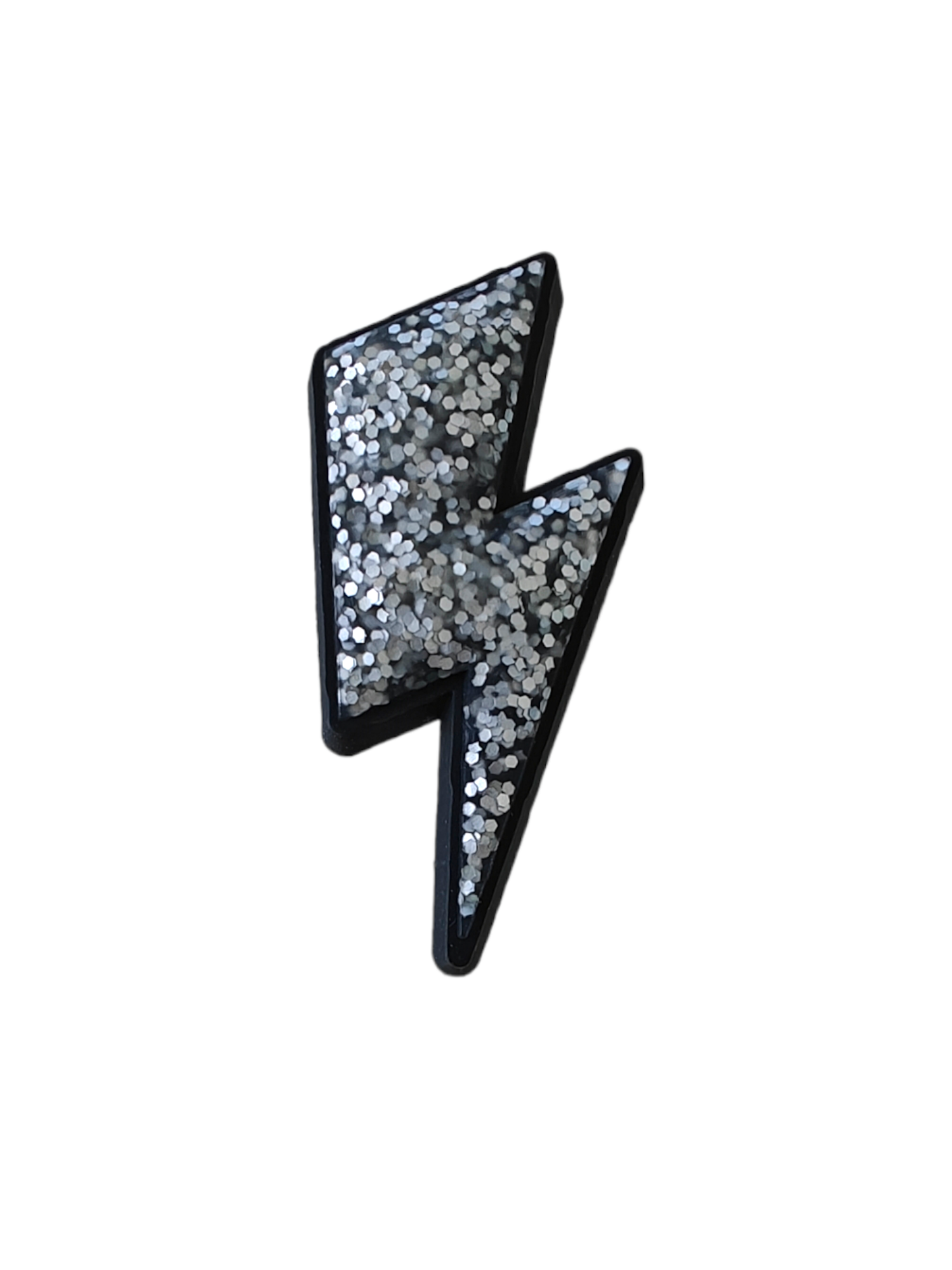 IMG20240325115722 Αξεσουάρ για Διακόσμηση Παπουτσιών Crocs σχέδιο Αστραπή με Glitter - Image 1