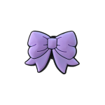 Αξεσουάρ για Διακόσμηση Παπουτσιών Crocs σχέδιο Φιόγκος Μωβ