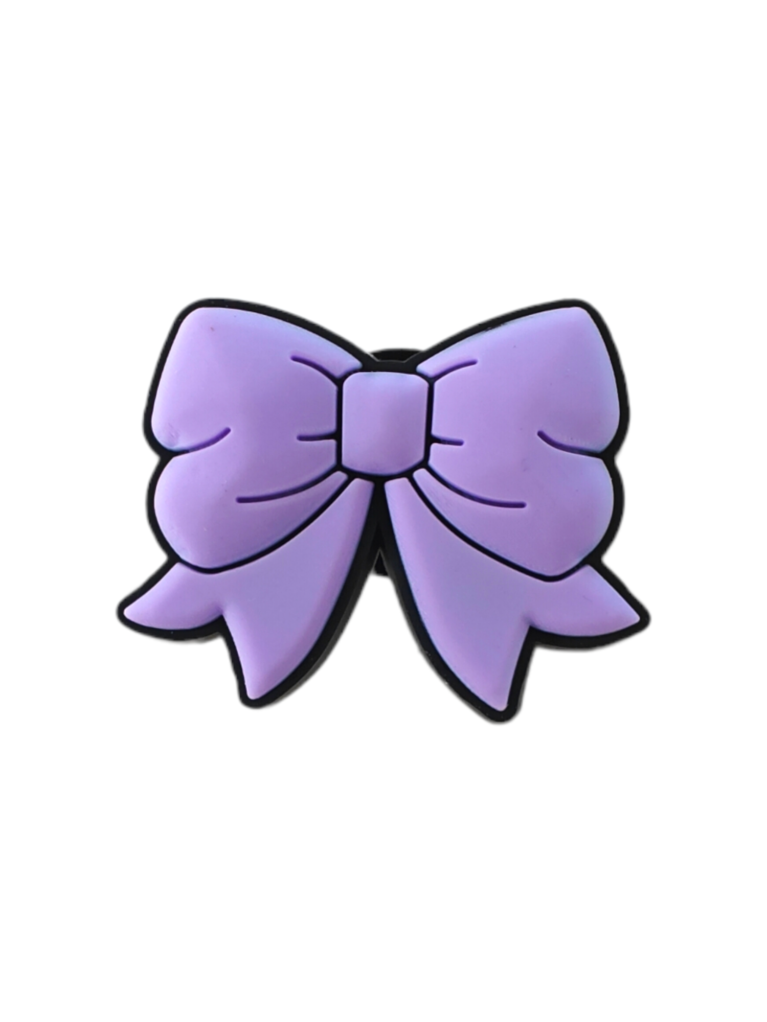 IMG20240325120900 Αξεσουάρ για Διακόσμηση Παπουτσιών Crocs σχέδιο Φιόγκος Μωβ - Image 1