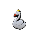 Αξεσουάρ για Διακόσμηση Παπουτσιών Crocs σχέδιο Κύκνος Λευκός