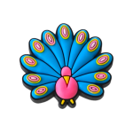 Αξεσουάρ για Διακόσμηση Παπουτσιών Crocs σχέδιο Παγώνι Γαλάζιο