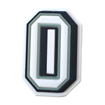 Αξεσουάρ για Διακόσμηση Παπουτσιών Crocs σχέδιο Number 0 Αριθμός Λευκό