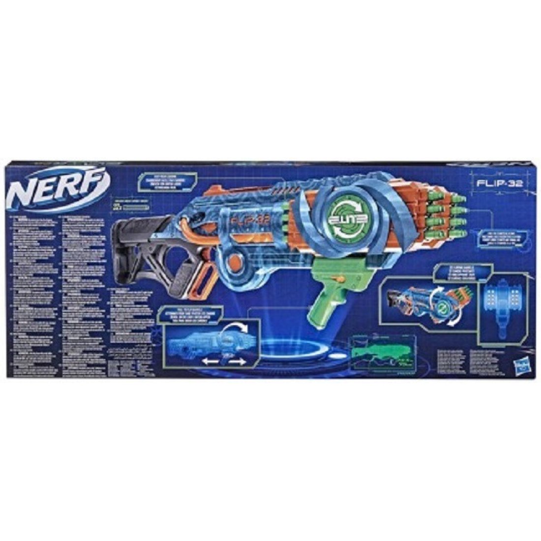 Hasbro Nerf Elite 2.0 Flipshots Flip-32 Blaster Με 32 Σφαίρες (F2553) - Image 4