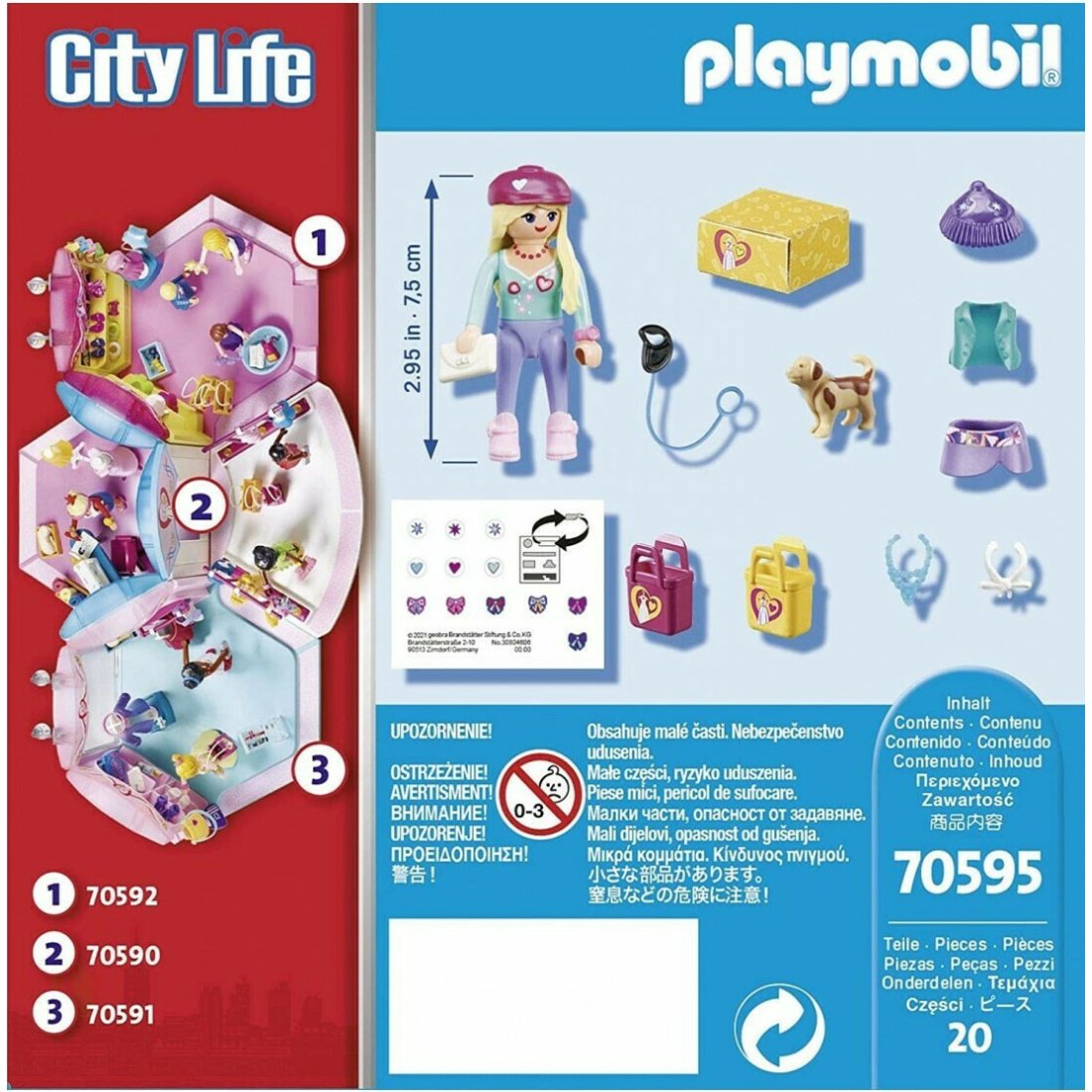 Playmobil City Life Fashion Girl με Σκυλάκι για 5-12 ετών - Image 4