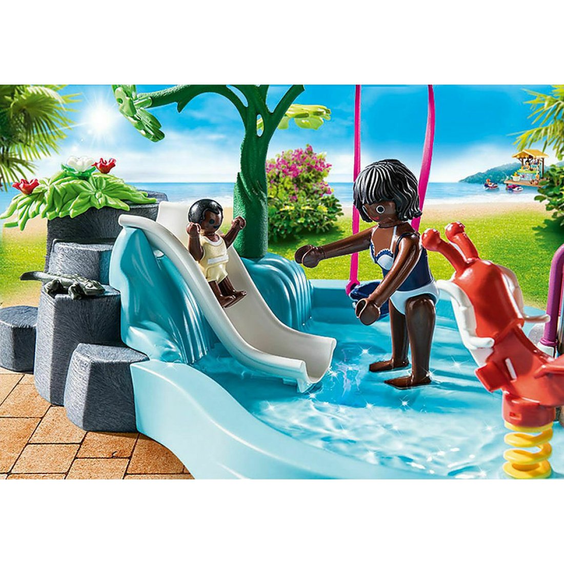 Playmobil Family Fun - Παιδική Πισίνα Με Υδρομασάζ 70611 - Image 5