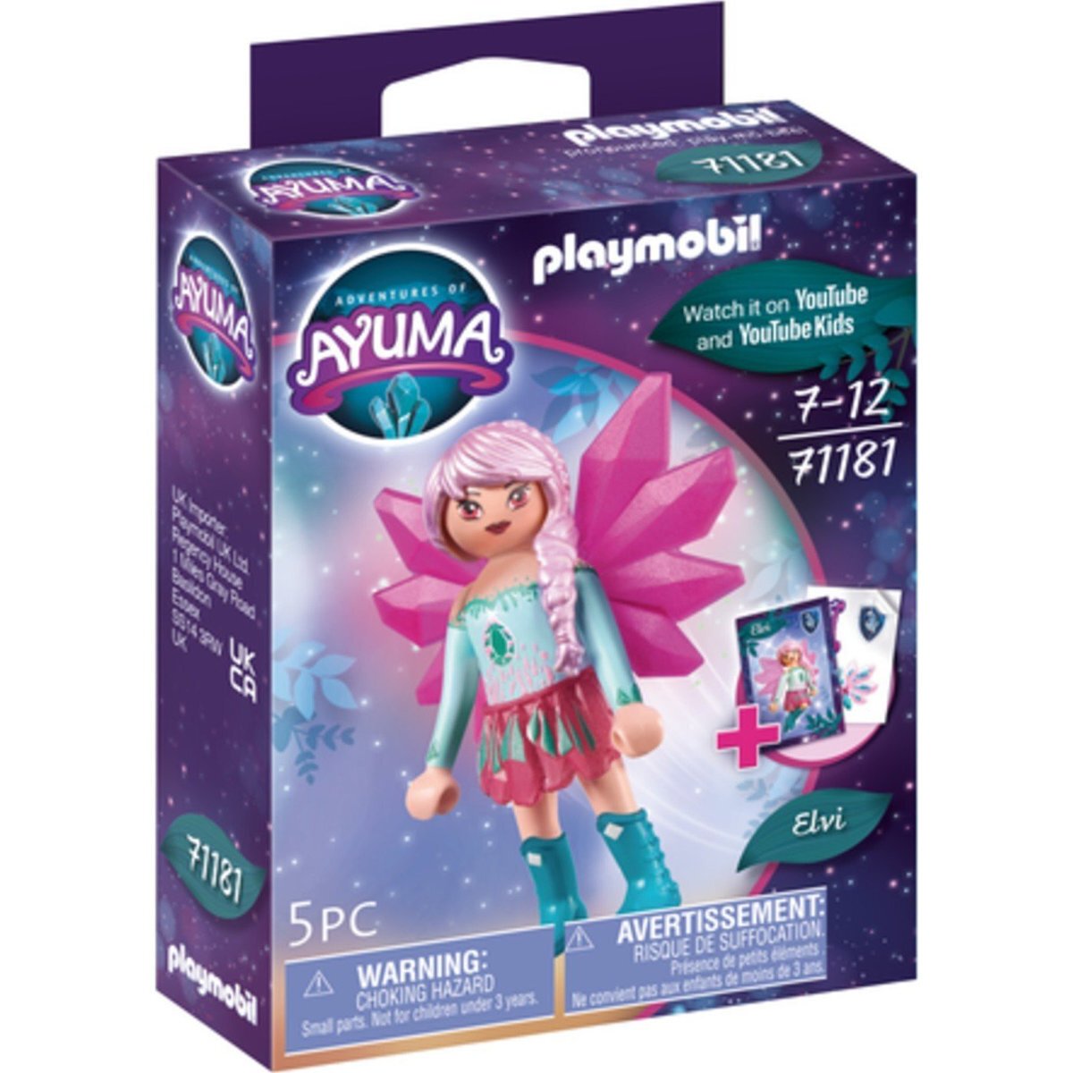 Playmobil Ayuma Crystal Fairy Elvi για 7-12 ετών - Image 1