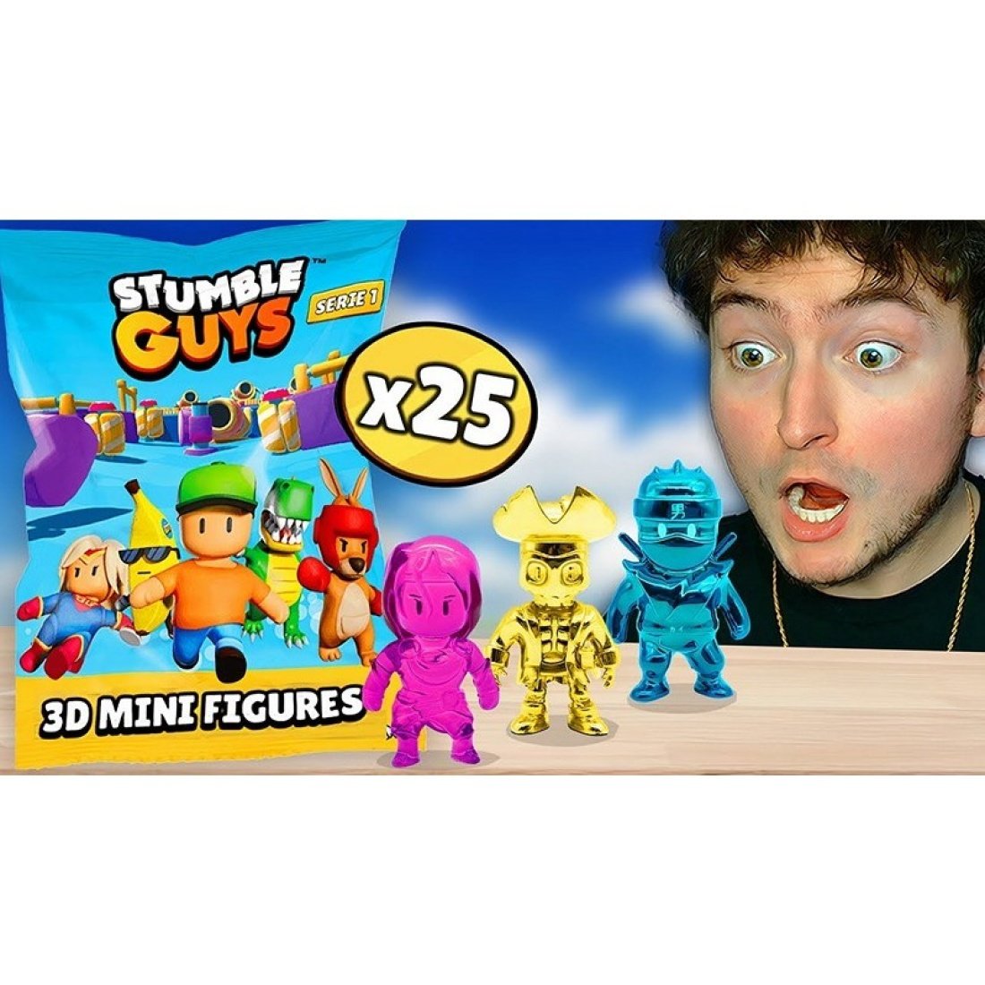 Παιχνίδι Μινιατούρα Stumble Guys 3d Mini Φιγουρες Foil Bag (Διάφορα Σχέδια) 1τμχ - Image 6